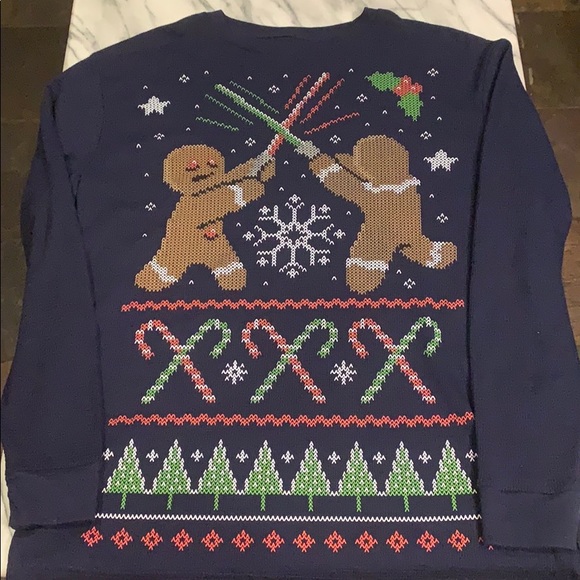 Dec. 25th Gingerbread Man Star Wars Christmas tee - Picture 1 of 4